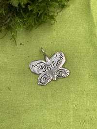 Image 3 of Magnificent Butterfly Sterling Silver Pendant