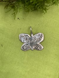 Image 2 of Magnificent Butterfly Sterling Silver Pendant