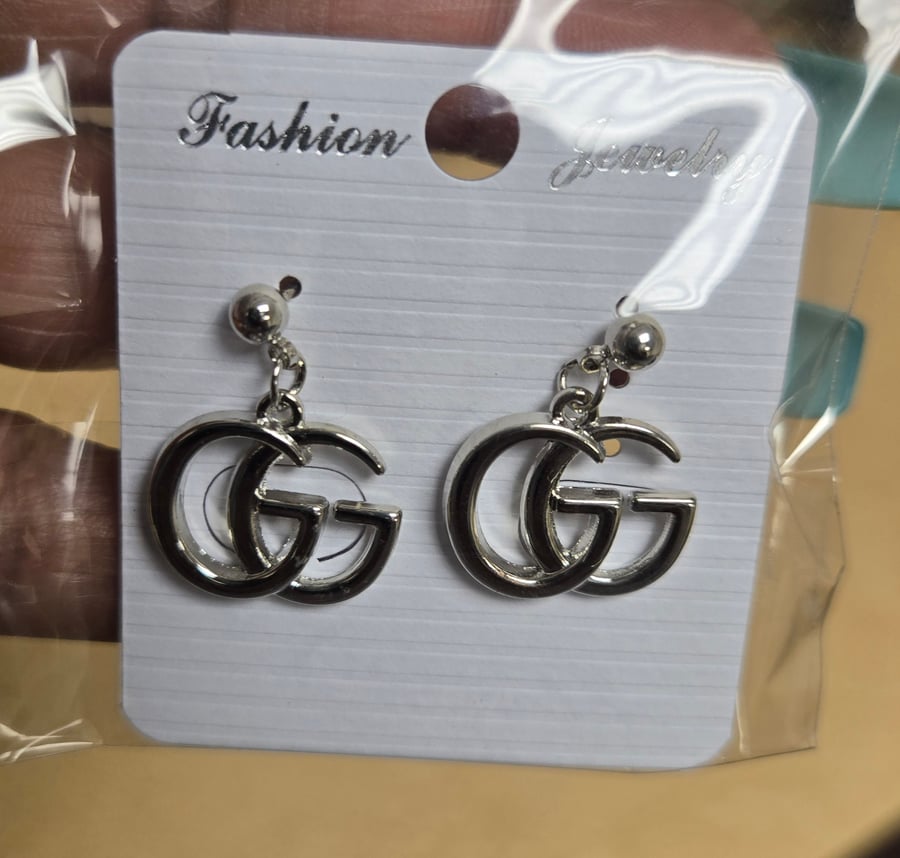 Image of Silver Dangle Earrings