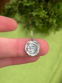 Image 2 of Little Face Pendant  - Silver/Bronze