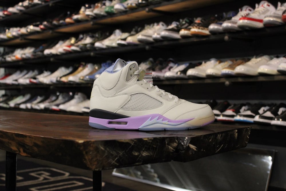 Air Jordan V (5) x We The Best "Sail/Violet"