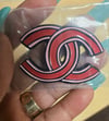 Red, Pink & Black Brooch