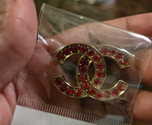 Image of Red Bling Brooch