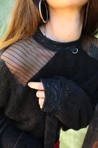 Image 4 of NARITA SHIRT | STRIPED TULLE VERSION