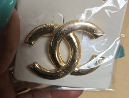Image of Gold C Brooch