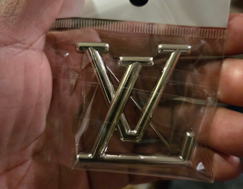 Image of Silver L Brooch