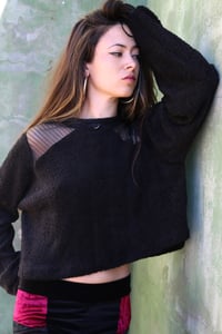 Image 1 of NARITA SHIRT | STRIPED TULLE VERSION