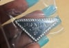 Silver P Brooch