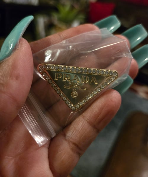 Image of Gold P Brooch