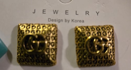 Image of Cube Style G Earrings