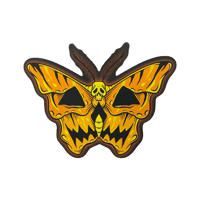 Halloween Head Moth sticker