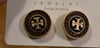 Button Style TB Earrings