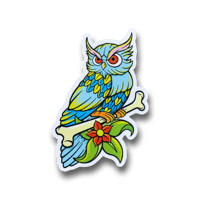 Ghost Owl sticker