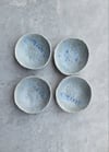 Blue Gray set of small  bowls