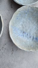 Blue Gray set of small  bowls