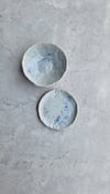 Blue Gray small bowl and small plate