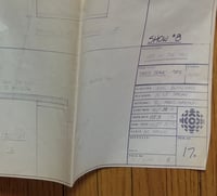 Image 2 of Kids In The Hall 1990 blueprint floor plans "Daddy Drunk"