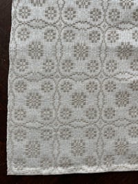 Image 5 of Mehitabel's Overshot Napkin in Hemp and Linen Long Table - B