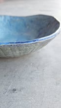 Oval Blue bowl 