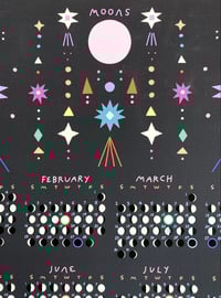 Image 2 of MOONS 2025 Lunar Phase Calendar