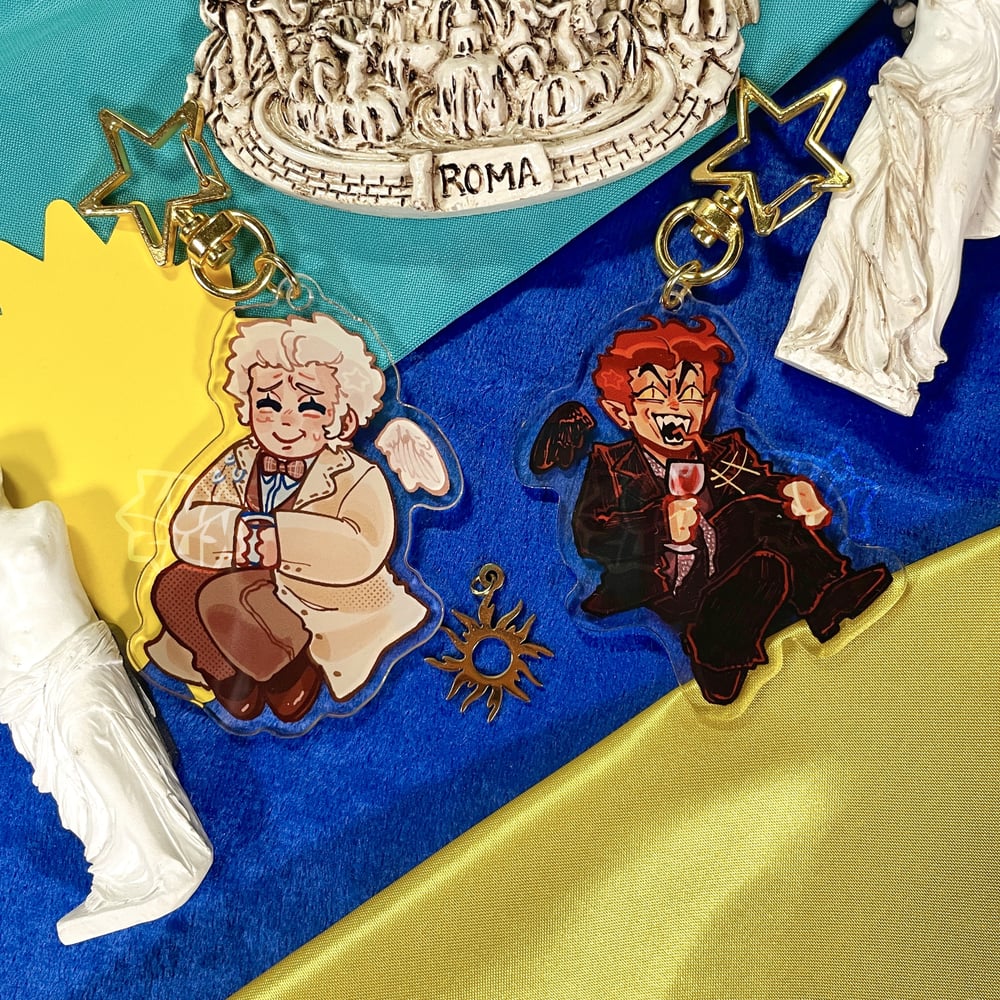 good omens charms