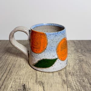 Image of Oranges and Tropical Leaves Mug