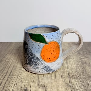 Image of Oranges and Tropical Leaves Mug