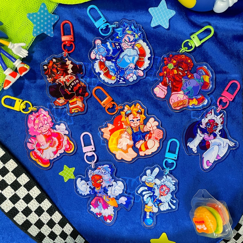 sonic the hedgehog charms