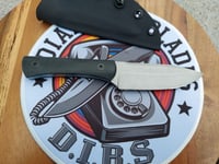Image 2 of Large hollow ground edc (Rwl-34 63hrc)