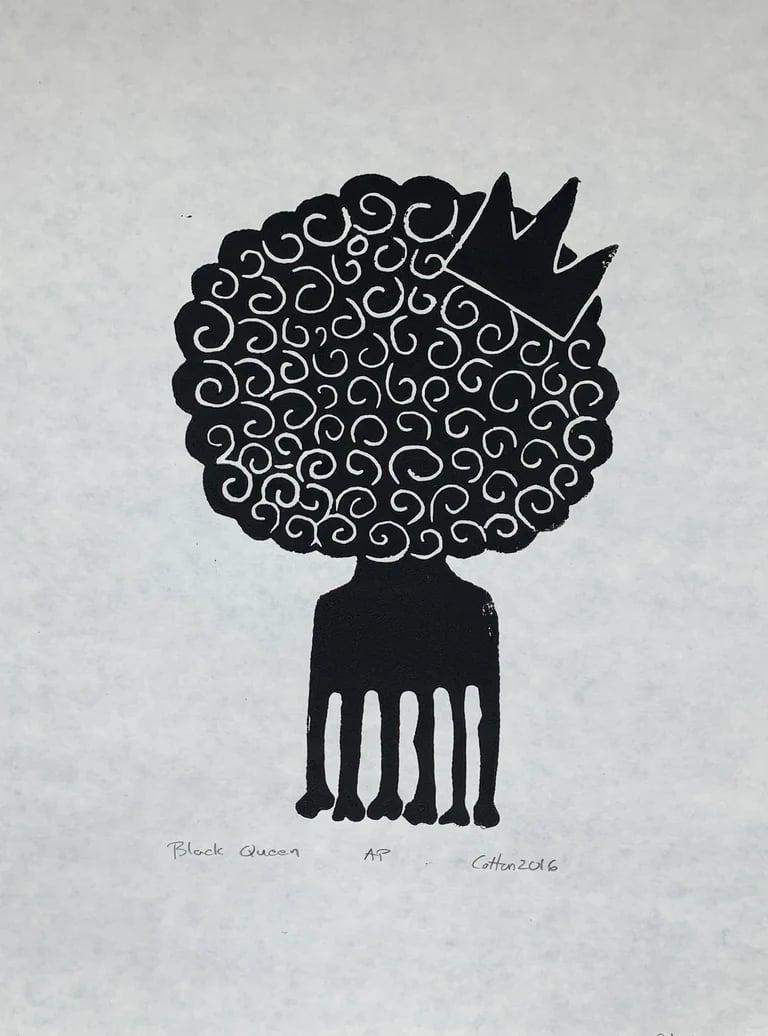 Image of Afro Girl