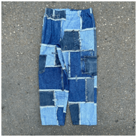 Image 1 of patchworked jeans v2