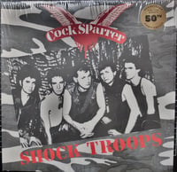 COCK SPARRER - "Shock Troops" LP (Bleach Marble Vinyl / 180g)