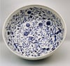 Mille Fleur Cobalt Porcelain Bowl