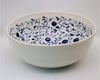 Mille Fleur Cobalt Porcelain Bowl