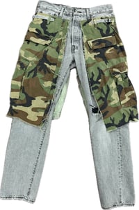 Image 1 of Stacked Camo Denim