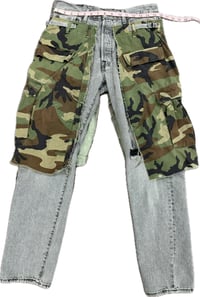 Image 2 of Stacked Camo Denim