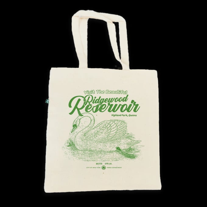 Image of Ridgewood Reservoir Tote Green ink