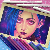 Image 2 of Original Drawing | Jinx | Arcane