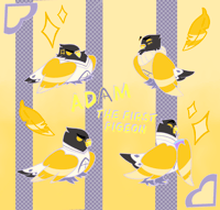 Adam the First Pigeon Sticker Sheet