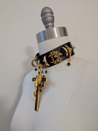 Image 2 of Full PVC Holy Black Mass - Black x Gold