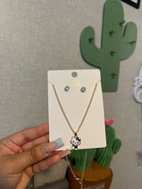 Image 1 of HK NECKLACE + EARRINGS 🎀🐱