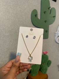 Image 4 of HK NECKLACE + EARRINGS 🎀🐱