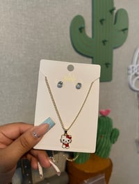 Image 5 of HK NECKLACE + EARRINGS 🎀🐱