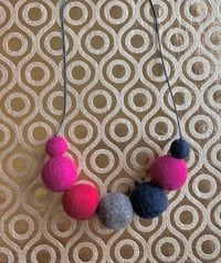 Fun Felt Ball Necklace No. 3