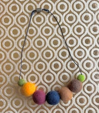 Fun Felt Ball Necklace No. 4