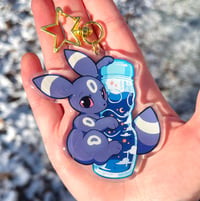 Image 1 of Umbreon Soda Pop (Double-sided 3" Keychain)