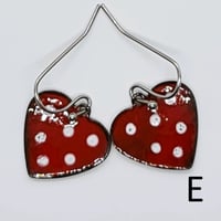 Image 6 of Have a Heart Everyday Enamel Earrings (EJ094)
