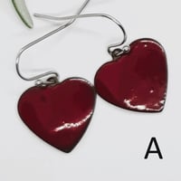 Image 2 of Have a Heart Everyday Enamel Earrings (EJ094)