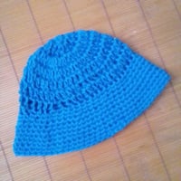 Image 2 of Unisex hand crochet casual bucket hat (cotton 100%)
