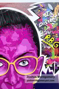 Image 2 of Original Artwork - Equals? - Ruth Bader Ginsburg (RBG)